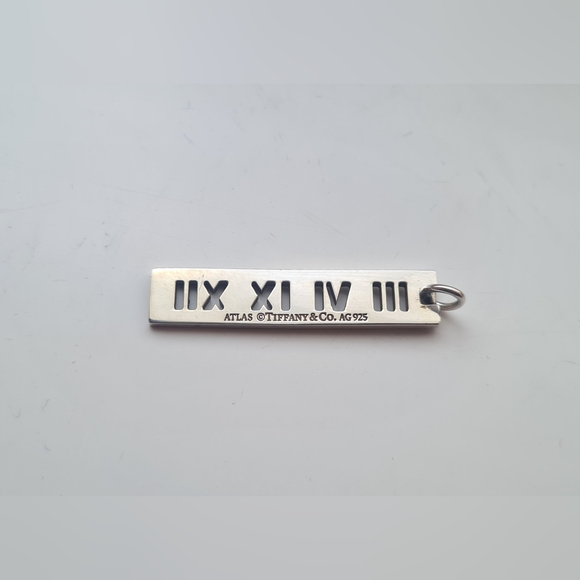 TIFFANY & CO ATLAS STERLING SILVER PENDANT - Picture 3 of 8